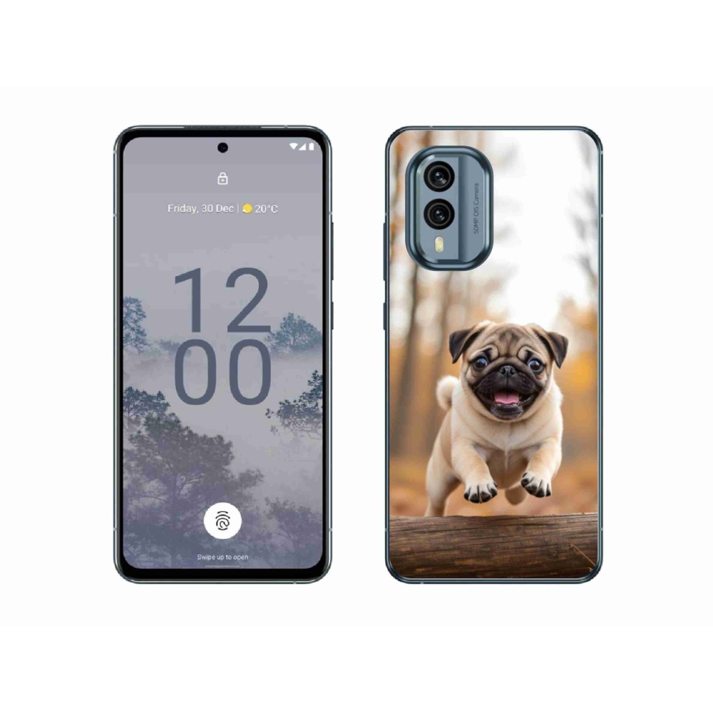 Gélový kryt mmCase na Nokia X30 5G - mops 2