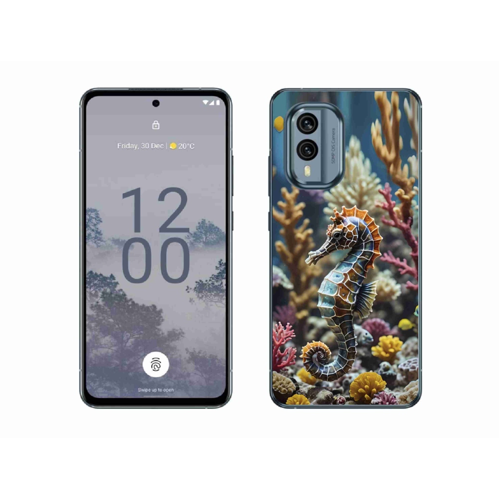 Gélový kryt mmCase na Nokia X30 5G - morský koník 2