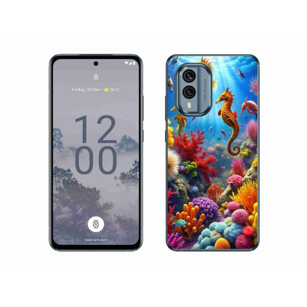 Gélový kryt mmCase na Nokia X30 5G - morský svet 3