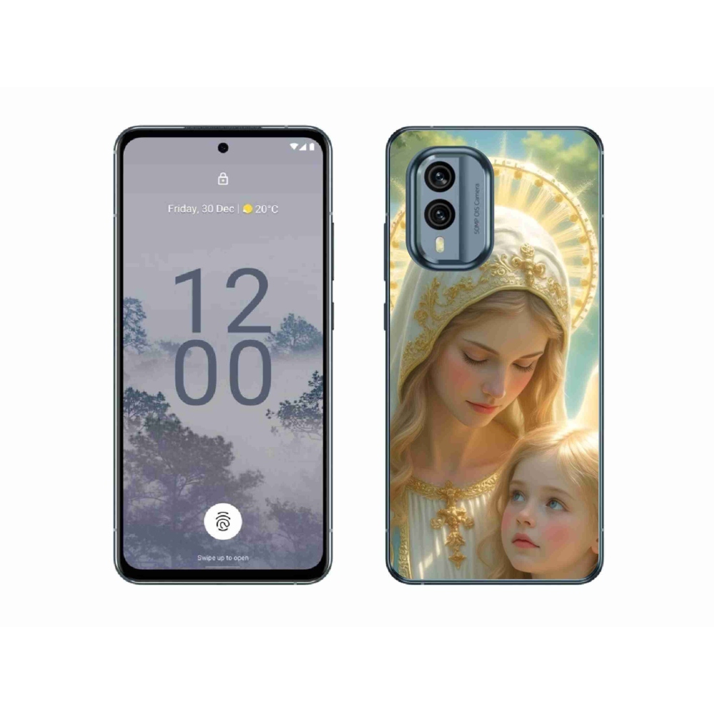 Gélový kryt mmCase na Nokia X30 5G - náboženský motív 2