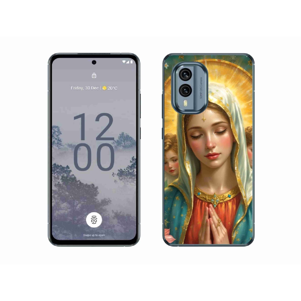 Gélový kryt mmCase na Nokia X30 5G - náboženský motív 3