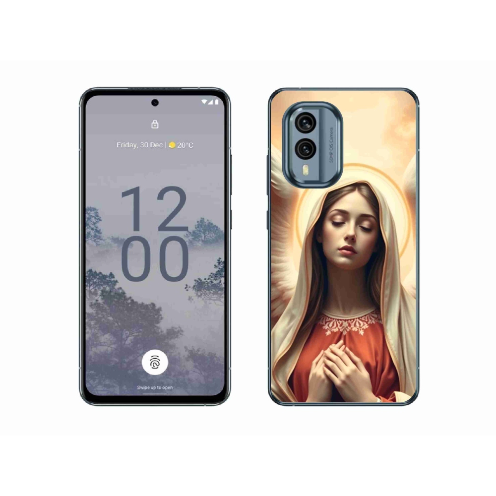 Gélový kryt mmCase na Nokia X30 5G - náboženský motív