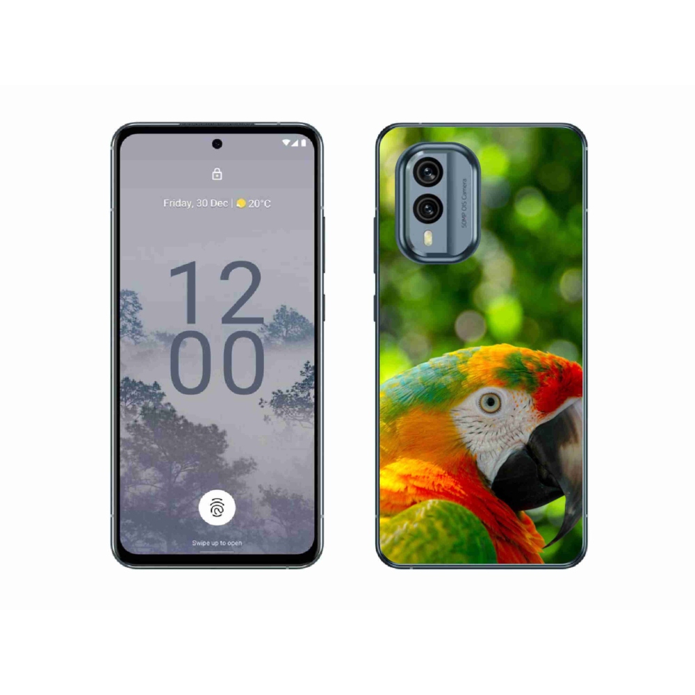 Gélový kryt mmCase na Nokia X30 5G - papagáj ara 3
