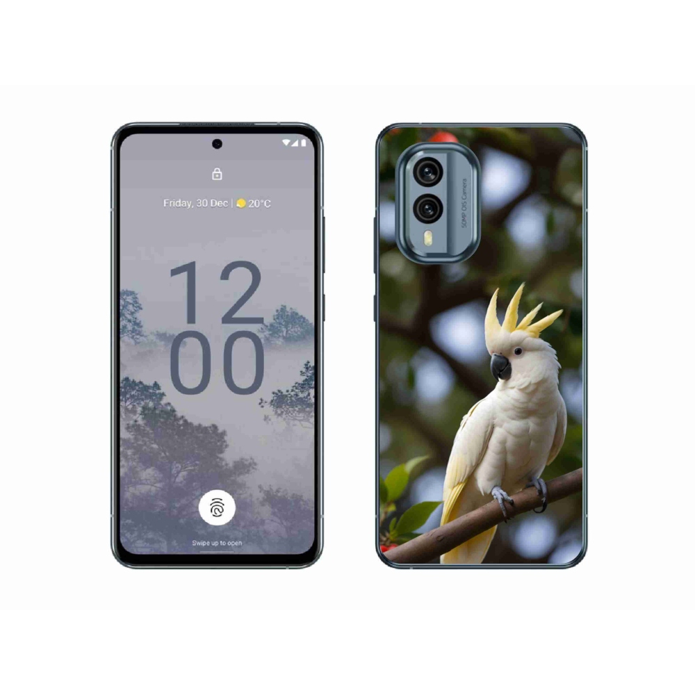 Gélový kryt mmCase na Nokia X30 5G - papagáj kakadu 3