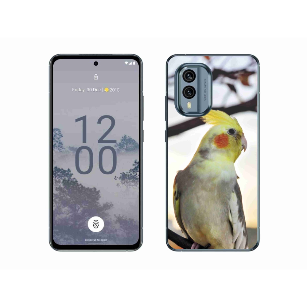 Gélový kryt mmCase na Nokia X30 5G - papagáj korela