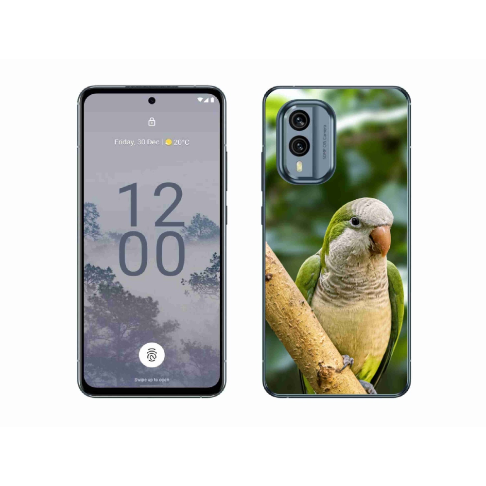 Gélový kryt mmCase na Nokia X30 5G - papagáj mníšok