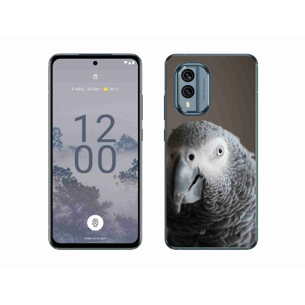 Gélový kryt mmCase na Nokia X30 5G - papagáj žako 2