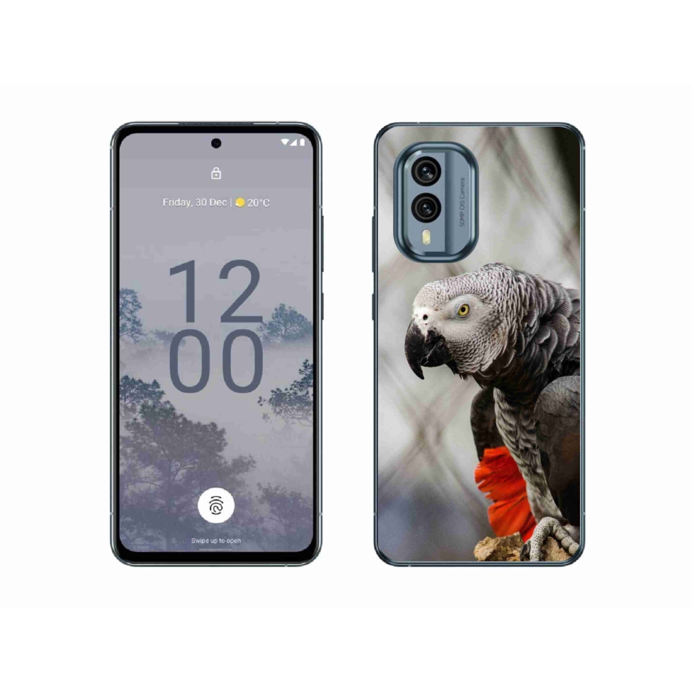 Gélový kryt mmCase na Nokia X30 5G - papagáj žako 3
