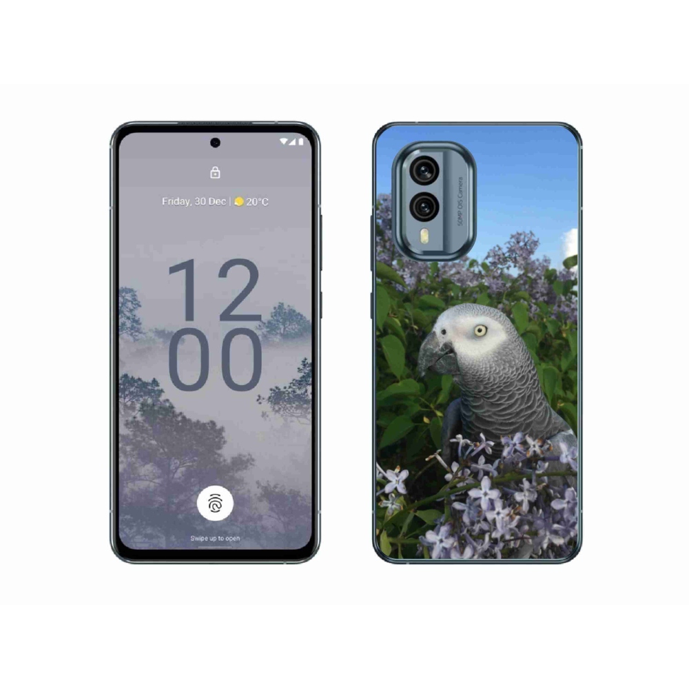 Gélový kryt mmCase na Nokia X30 5G - papagáj žako
