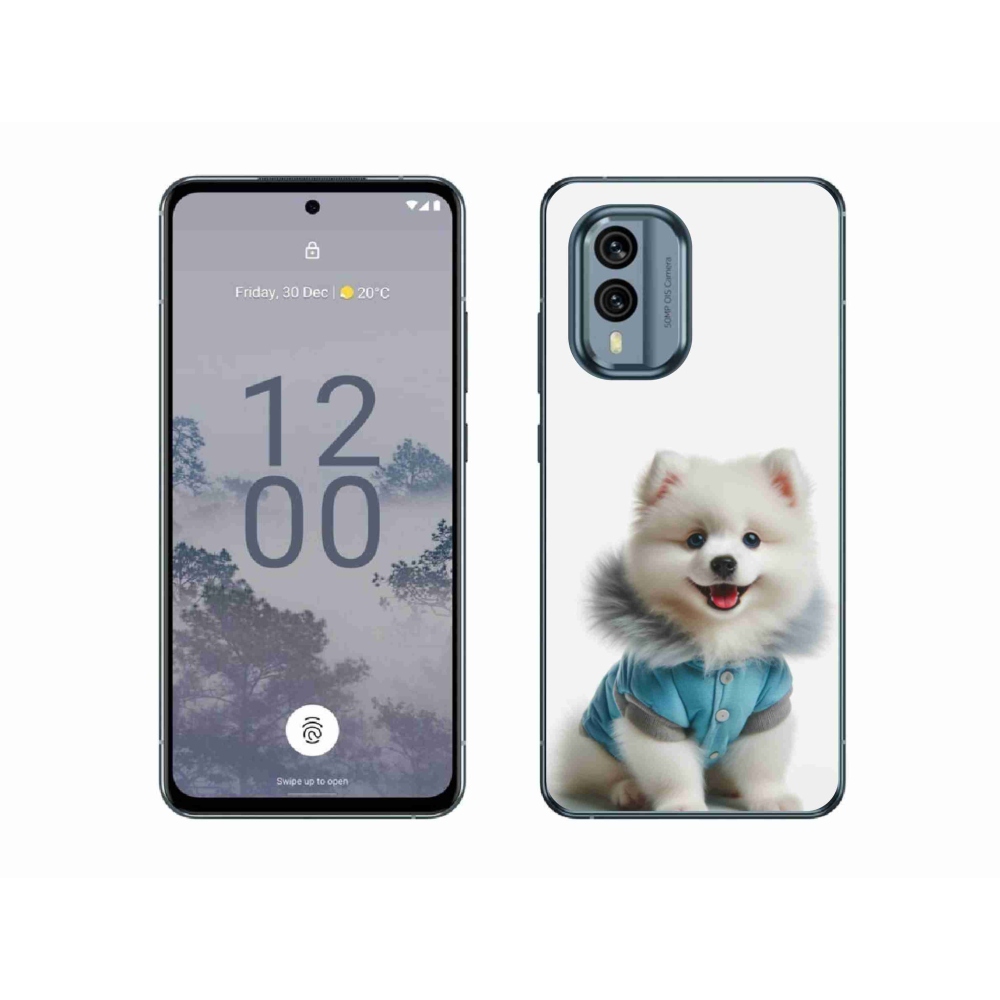 Gélový kryt mmCase na Nokia X30 5G - pomeranian