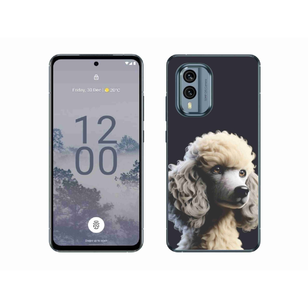 Gélový kryt mmCase na Nokia X30 5G - pudel