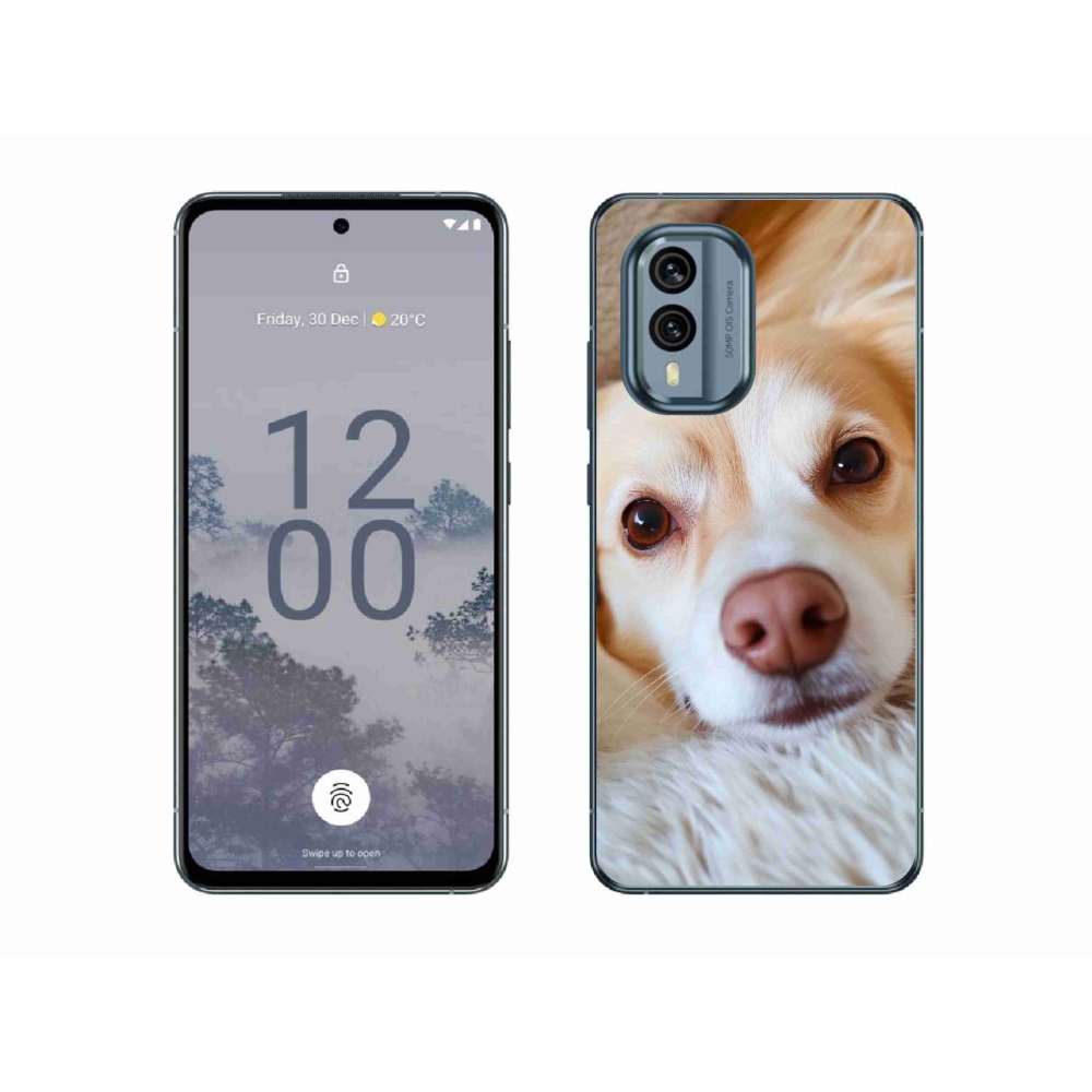 Gélový kryt mmCase na Nokia X30 5G - Roztomilá čivava