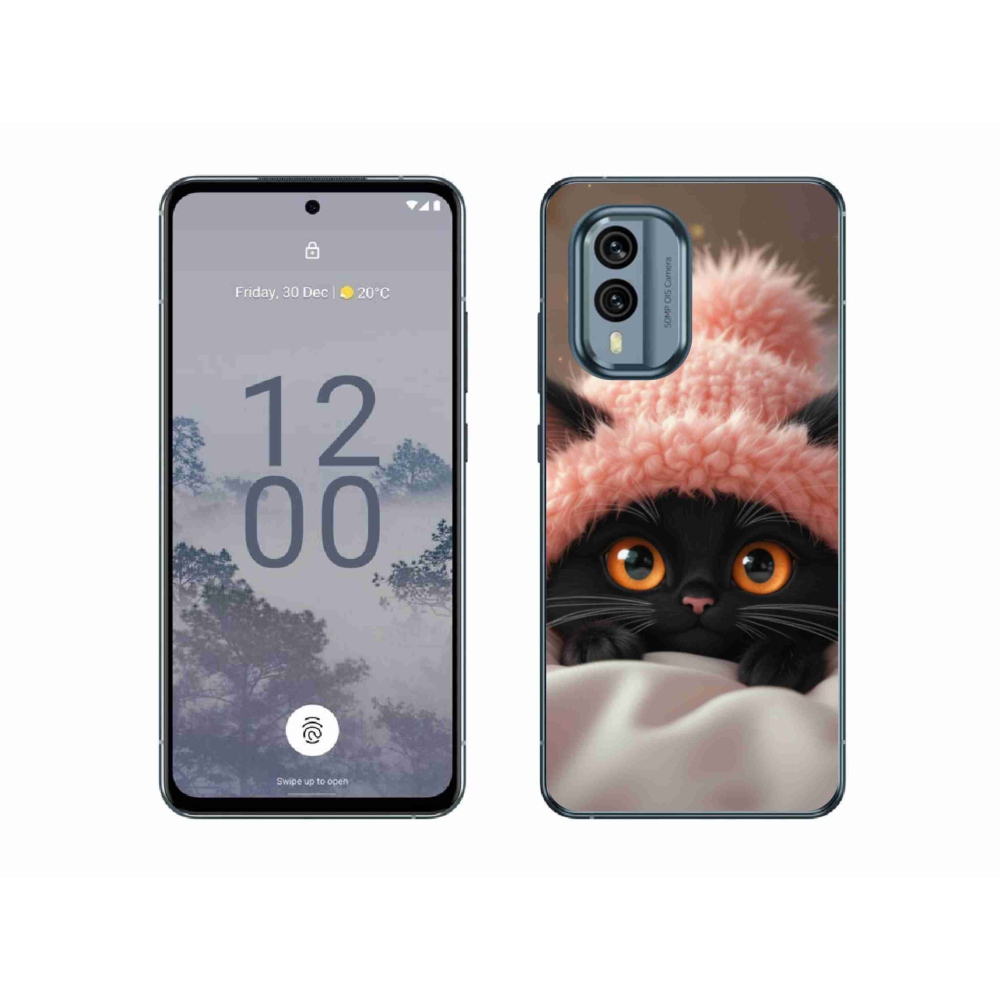 Gélový kryt mmCase na Nokia X30 5G - roztomilé mačiatko 7