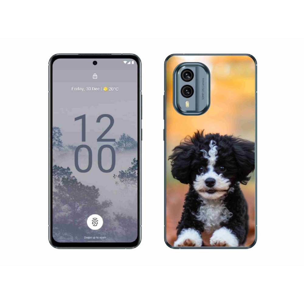 Gélový kryt mmCase na Nokia X30 5G - roztomilé šteňa 2