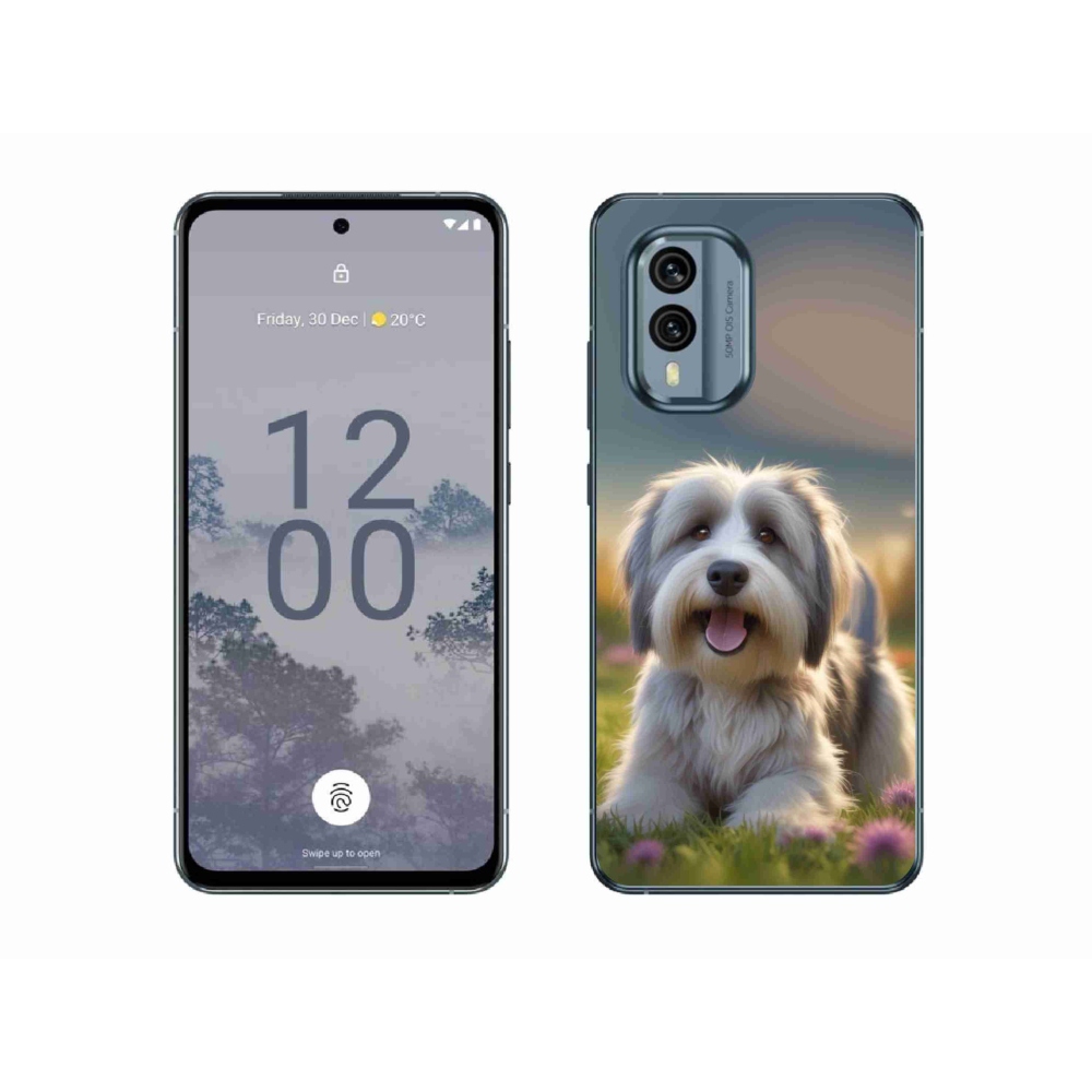 Gélový kryt mmCase na Nokia X30 5G - roztomilý havanský psík