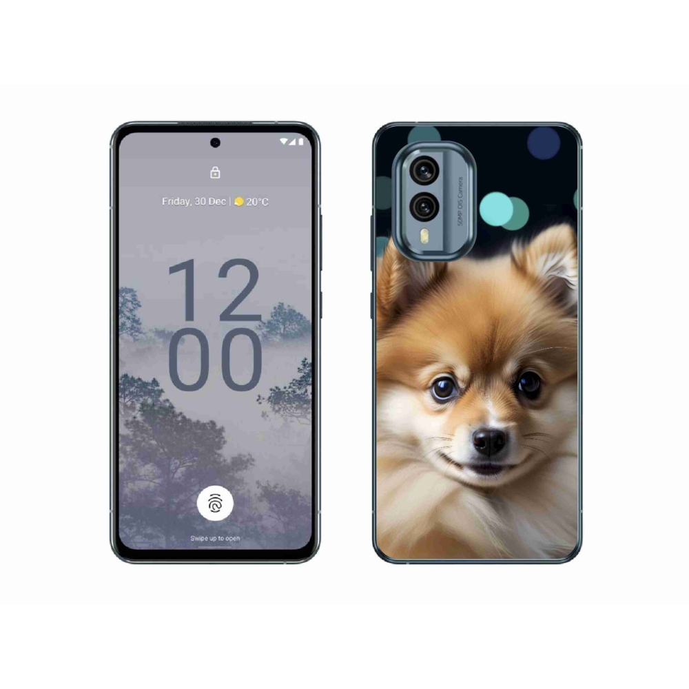 Gélový kryt mmCase na Nokia X30 5G - roztomilý pomeranian
