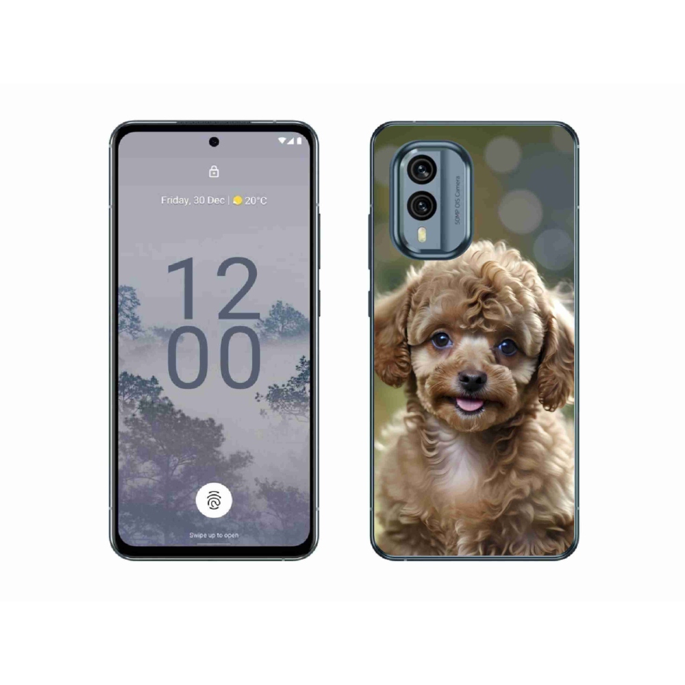 Gélový kryt mmCase na Nokia X30 5G - roztomilý pudel