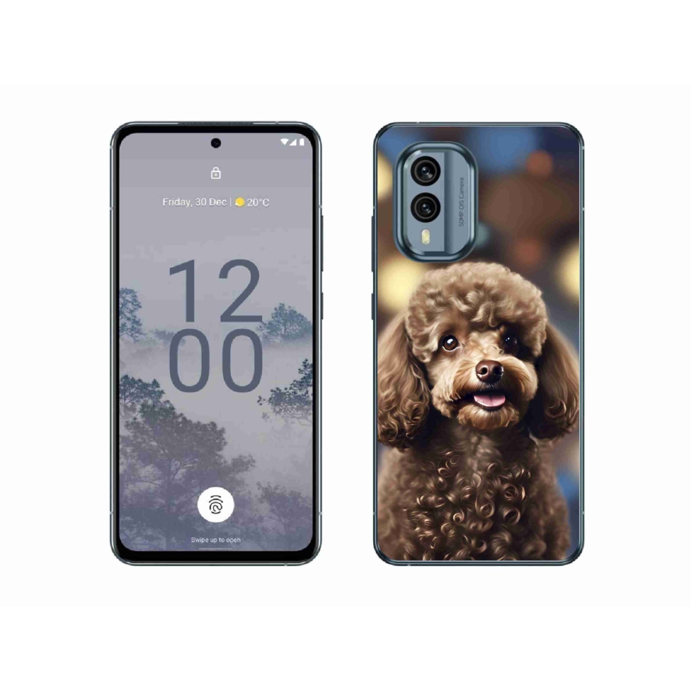 Gélový kryt mmCase na Nokia X30 5G - roztomilý pudel