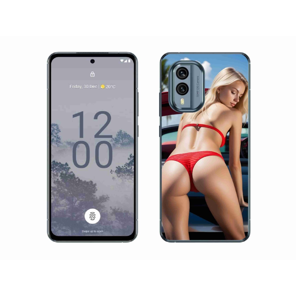 Gélový kryt mmCase na Nokia X30 5G - sexy žena 2