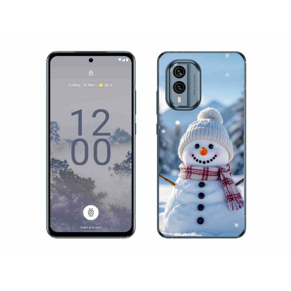 Gélový kryt mmCase na Nokia X30 5G - snehuliak 3