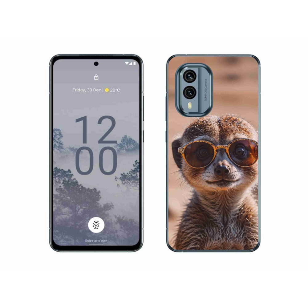 Gélový kryt mmCase na Nokia X30 5G - štýlová surikata