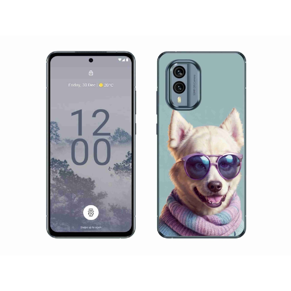Gélový kryt mmCase na Nokia X30 5G - štýlový nemecký špic