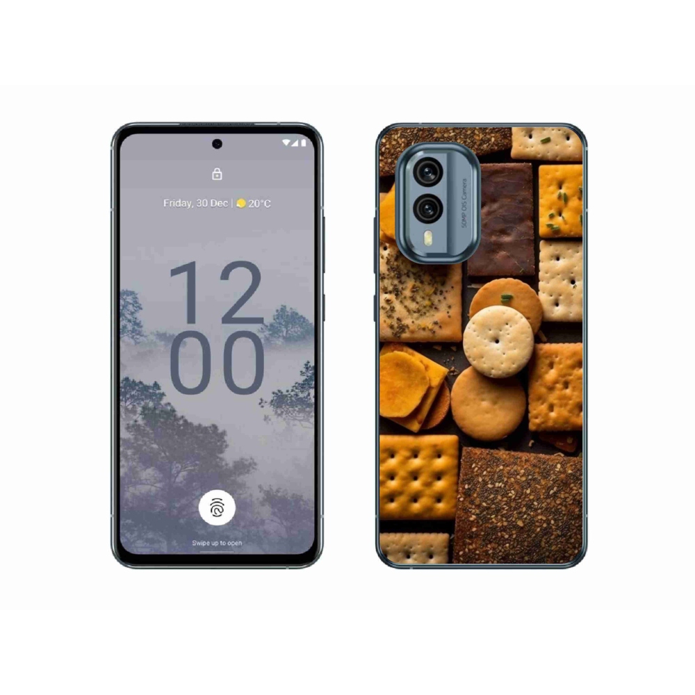Gélový kryt mmCase na Nokia X30 5G - sušienky