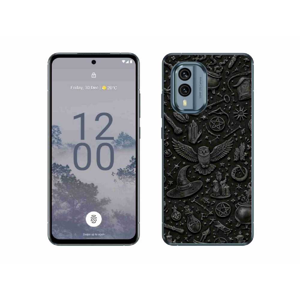 Gélový kryt mmCase na Nokia X30 5G - tmavý magický svet