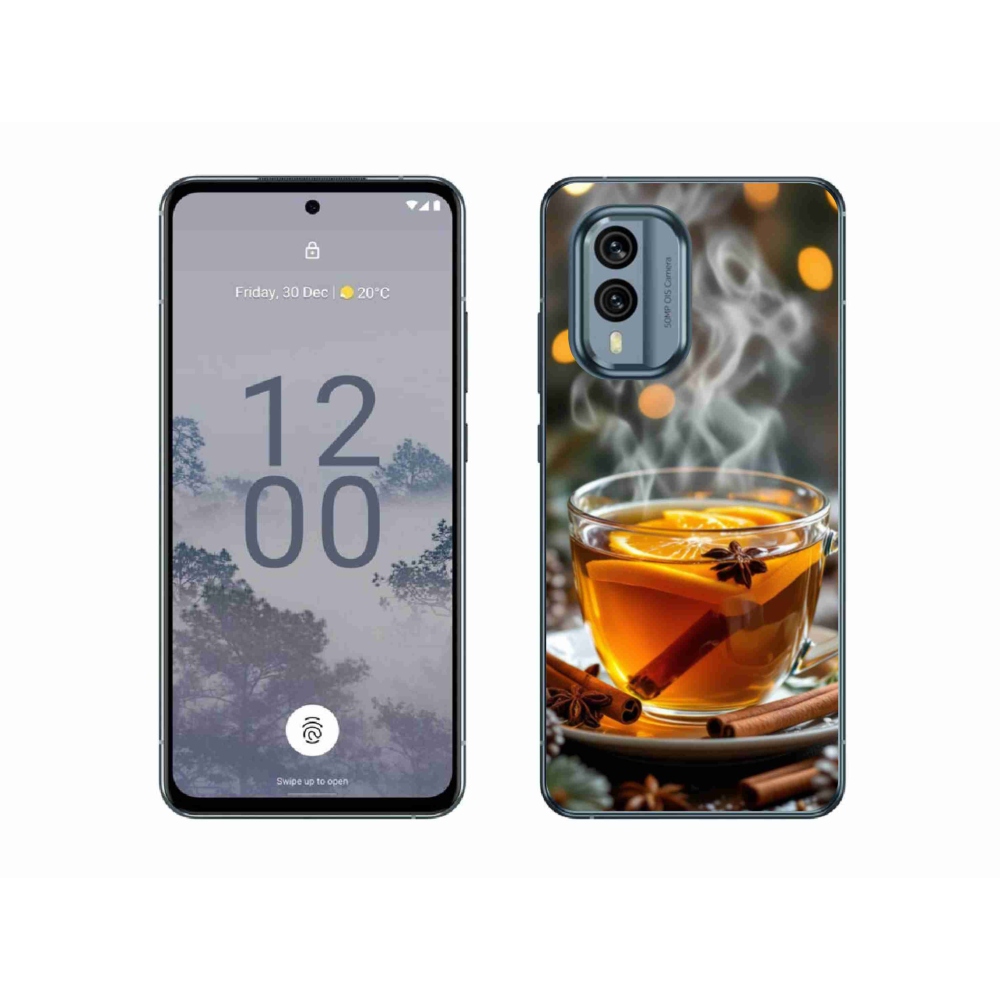 Gélový kryt mmCase na Nokia X30 5G - vianočný punč