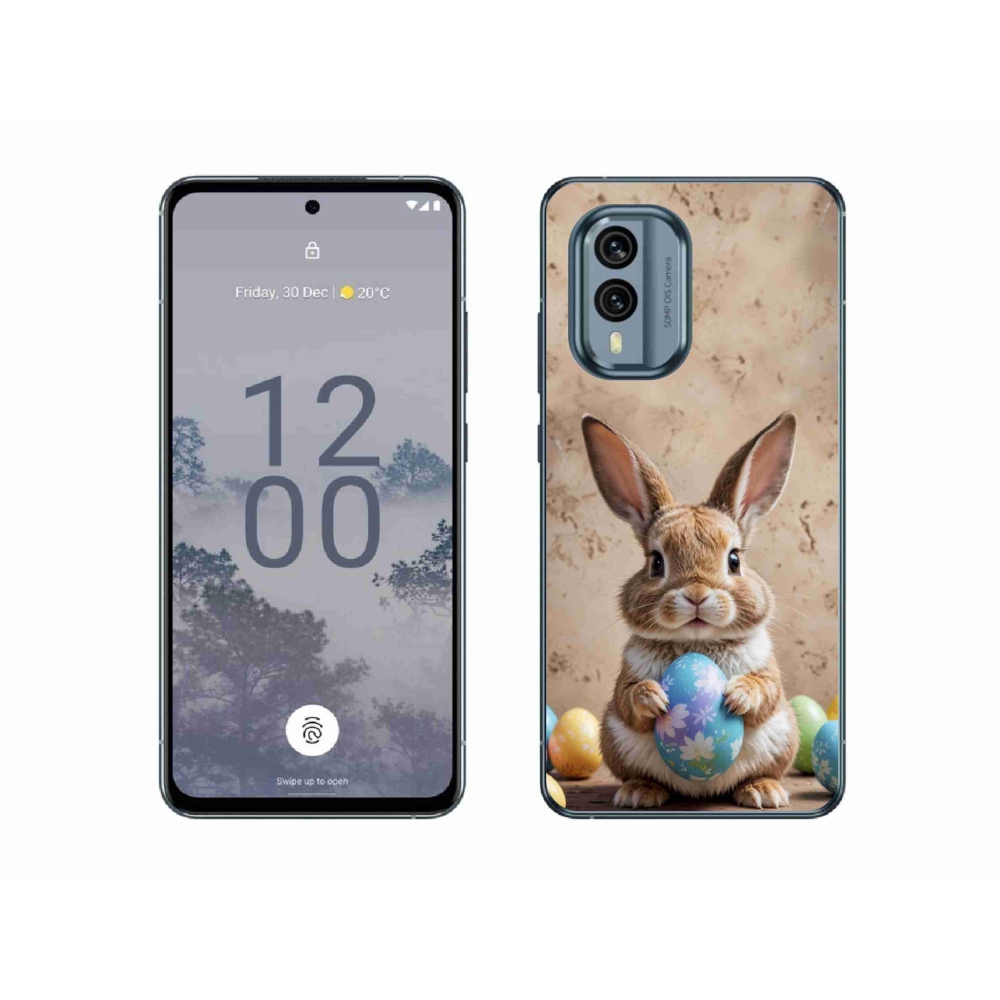 Gélový kryt mmCase na Nokia X30 5G - veľkonočný zajačik
