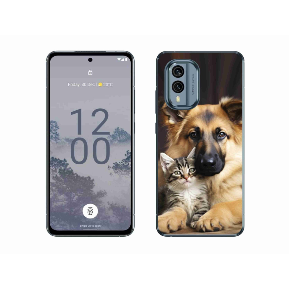 Gélový kryt mmCase na Nokia X30 5G - zvieracie priateľstvo