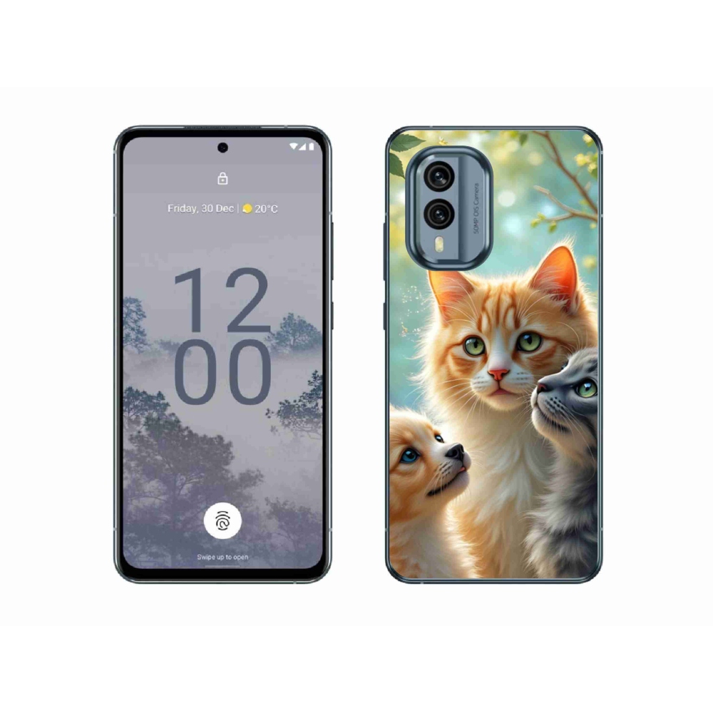 Gélový kryt mmCase na Nokia X30 5G - zvieracie priateľstvo 2