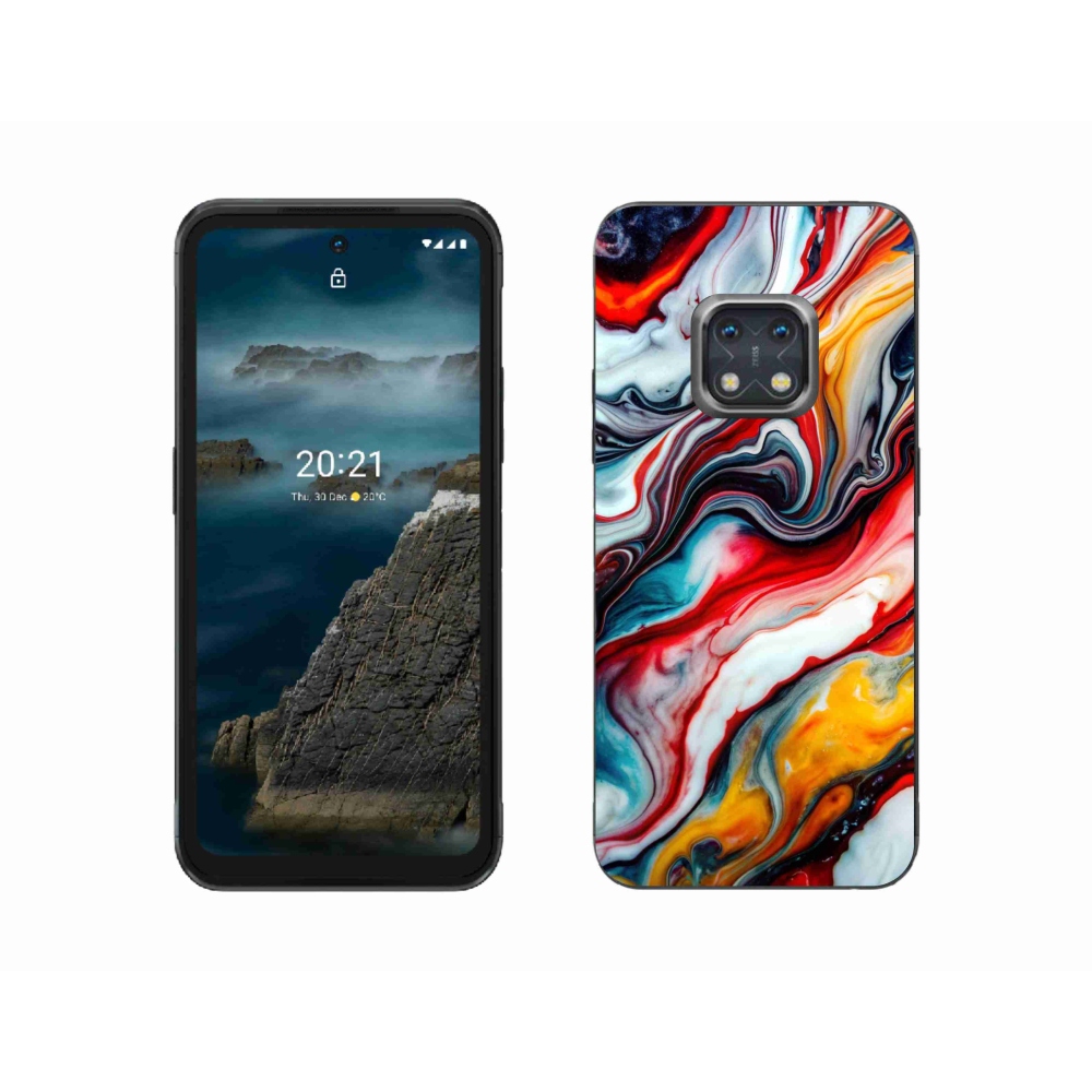 Gélový kryt mmCase na Nokia XR20 - abstraktný motív 35