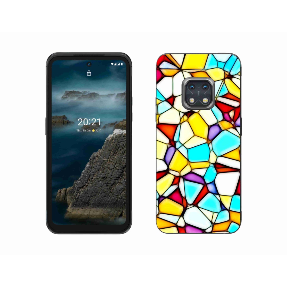 Gélový kryt mmCase na Nokia XR20 - abstraktný motív 40