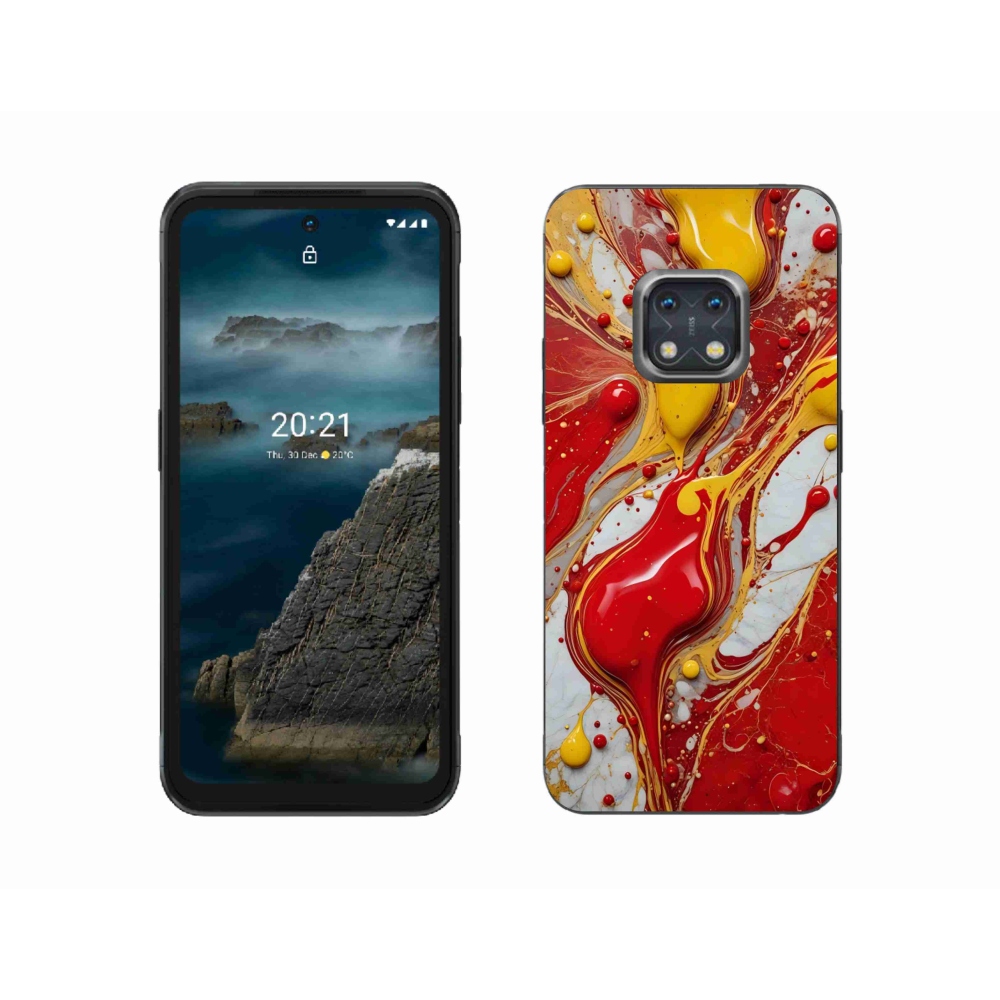 Gélový kryt mmCase na Nokia XR20 - abstraktný motív 42