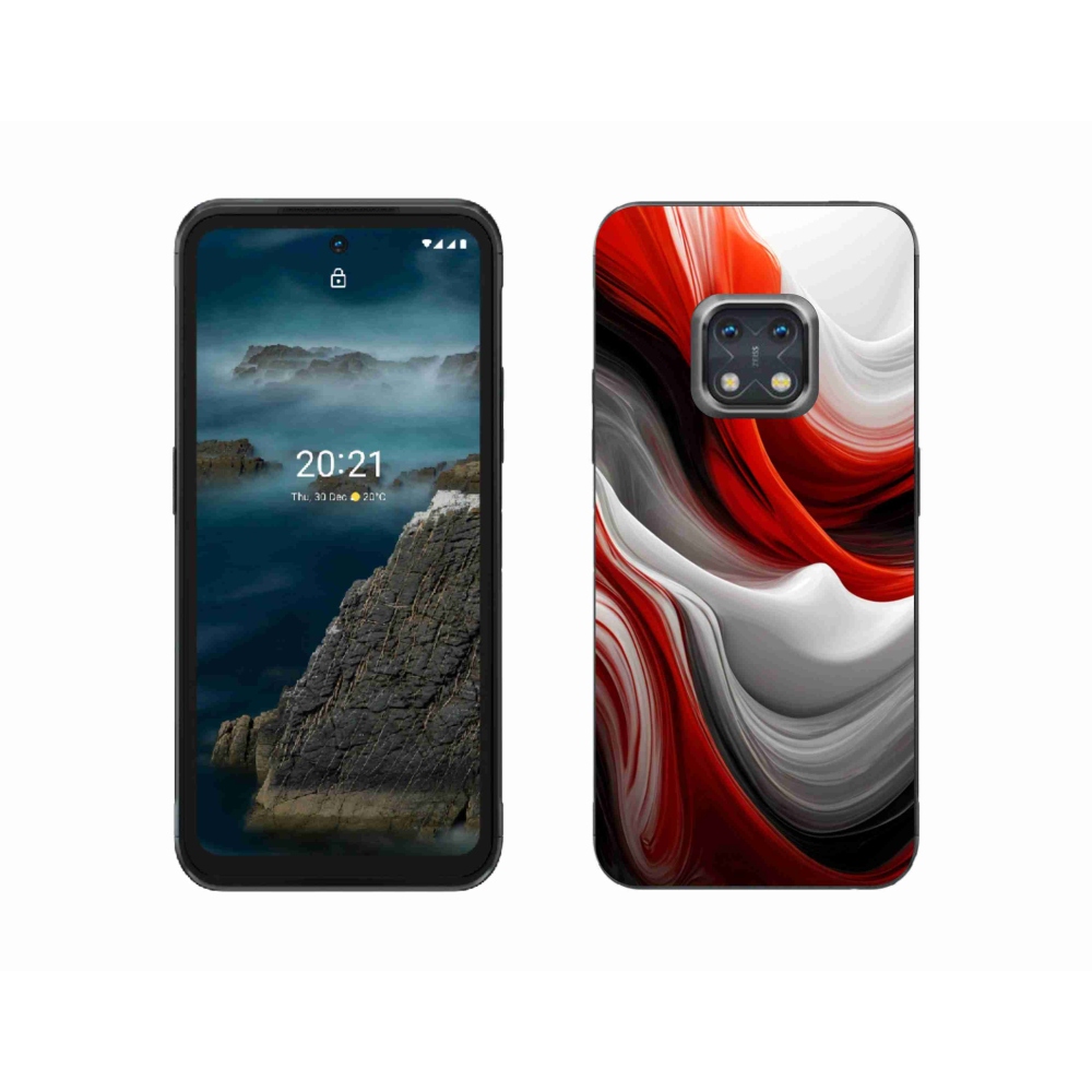 Gélový kryt mmCase na Nokia XR20 - abstraktný motív 47