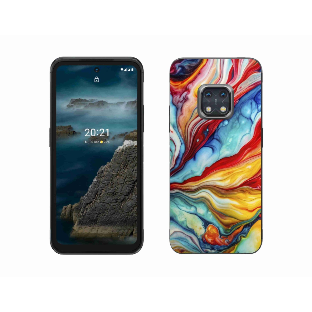 Gélový kryt mmCase na Nokia XR20 - abstraktný motív 58