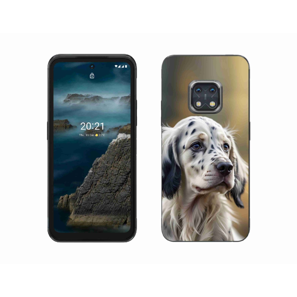 Gélový kryt mmCase na Nokia XR20 - anglický seter