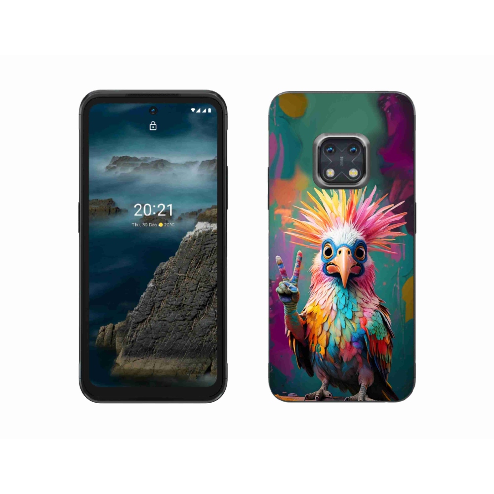 Gélový kryt mmCase na Nokia XR20 - farebný rebel