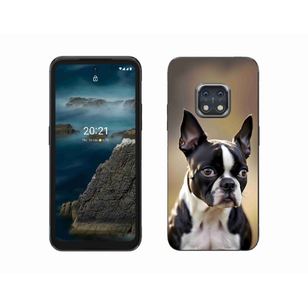 Gélový kryt mmCase na Nokia XR20 - bostonský teriér