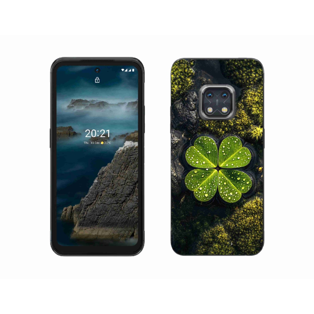 Gélový kryt mmCase na Nokia XR20 - štvorlístok