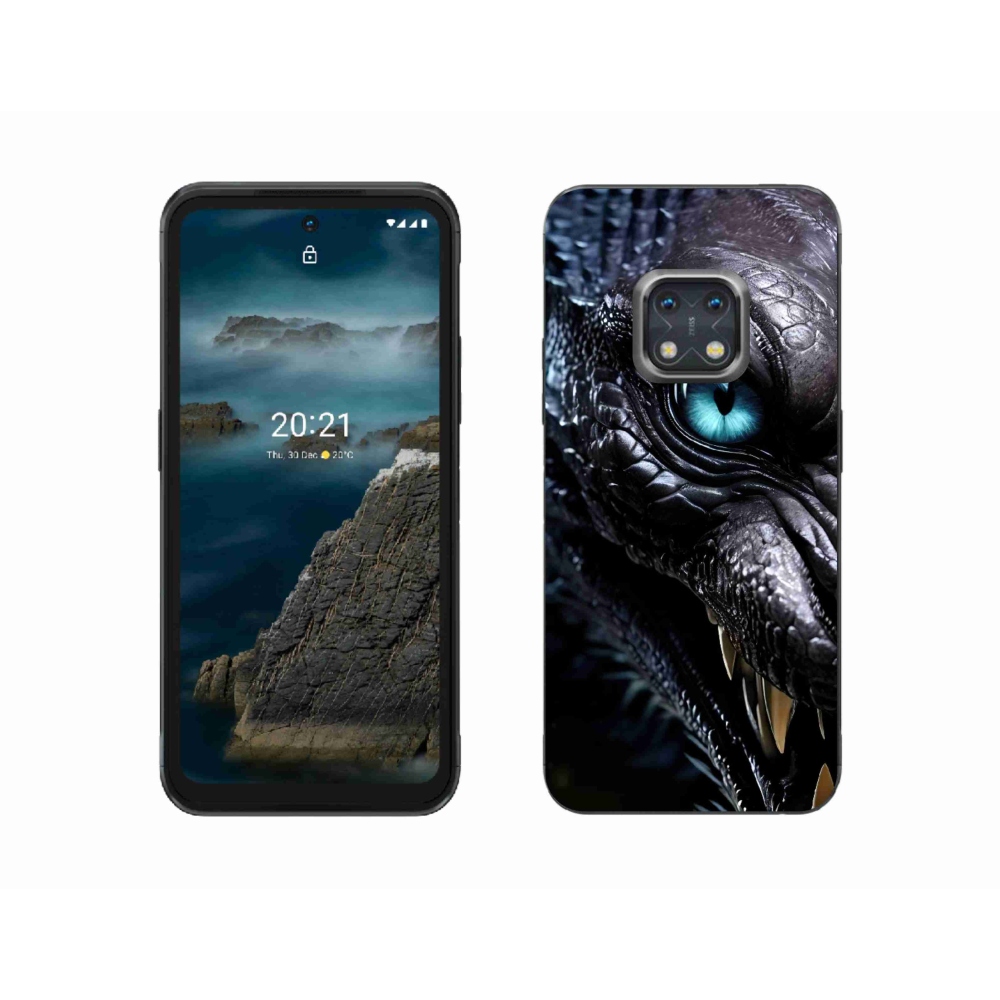 Gélový kryt mmCase na Nokia XR20 - dračí pohľad