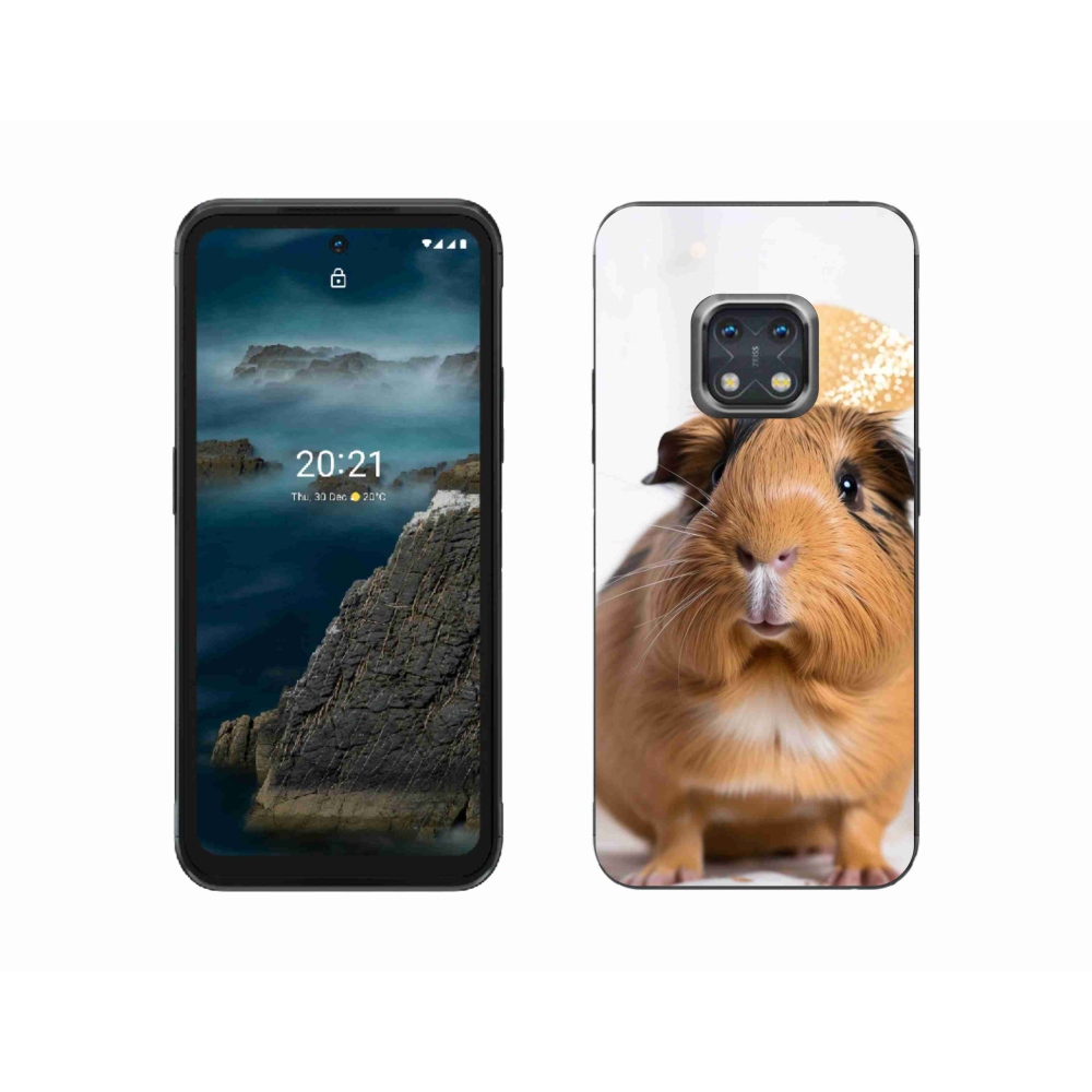 Gélový kryt mmCase na Nokia XR20 - hnedé morča