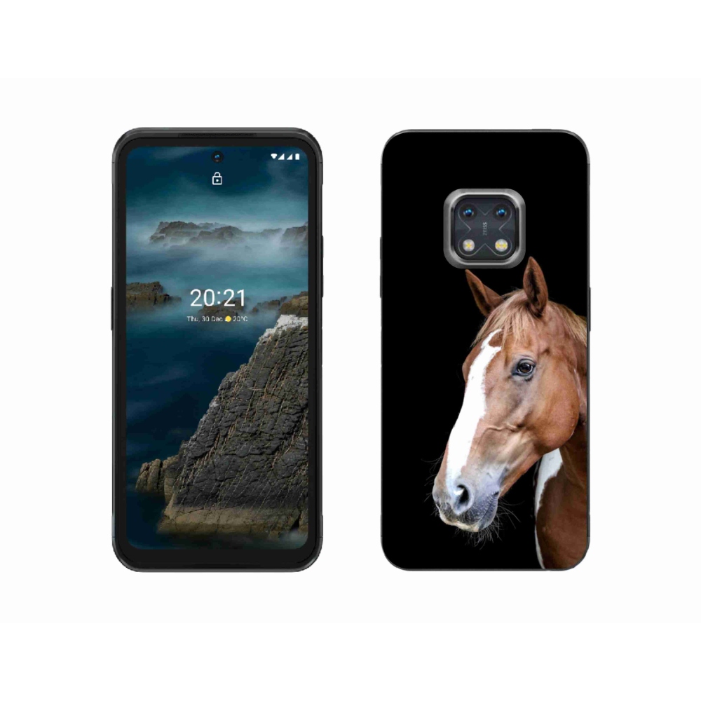 Gélový kryt mmCase na Nokia XR20 - hnedý kôň 3