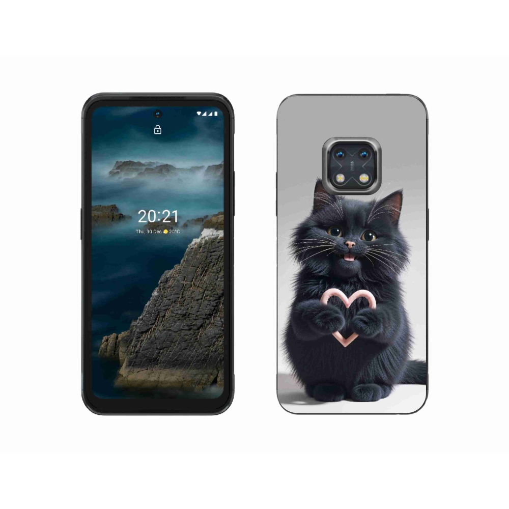 Gélový kryt mmCase na Nokia XR20 - mačacia láska 3