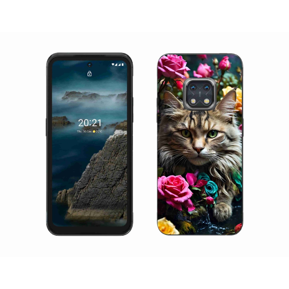 Gélový kryt mmCase na Nokia XR20 - mačacie pohľad 2