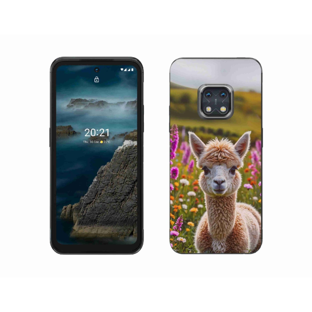 Gélový kryt mmCase na Nokia XR20 - lama na lúke