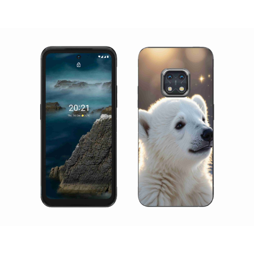 Gélový kryt mmCase na Nokia XR20 - ľadový medveď