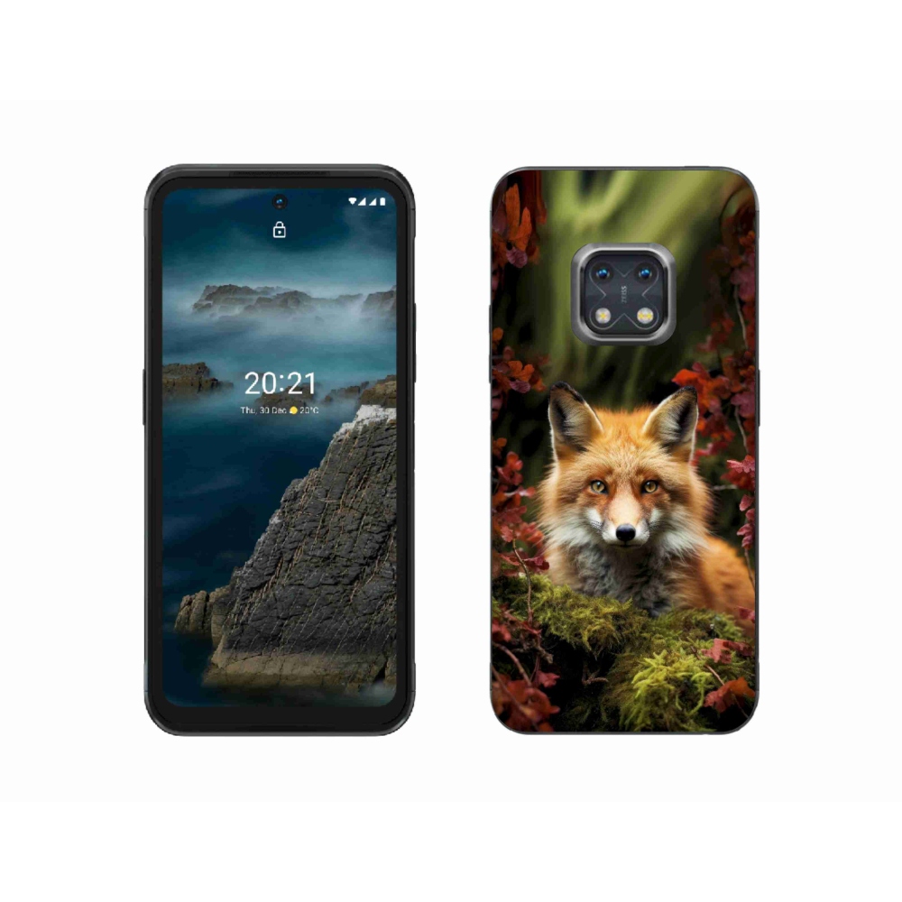 Gélový kryt mmCase na Nokia XR20 - líška v lese