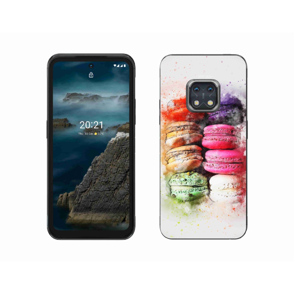 Gélový kryt mmCase na Nokia XR20 - makrónky